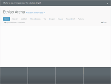 Tablet Screenshot of ethias-arena.be